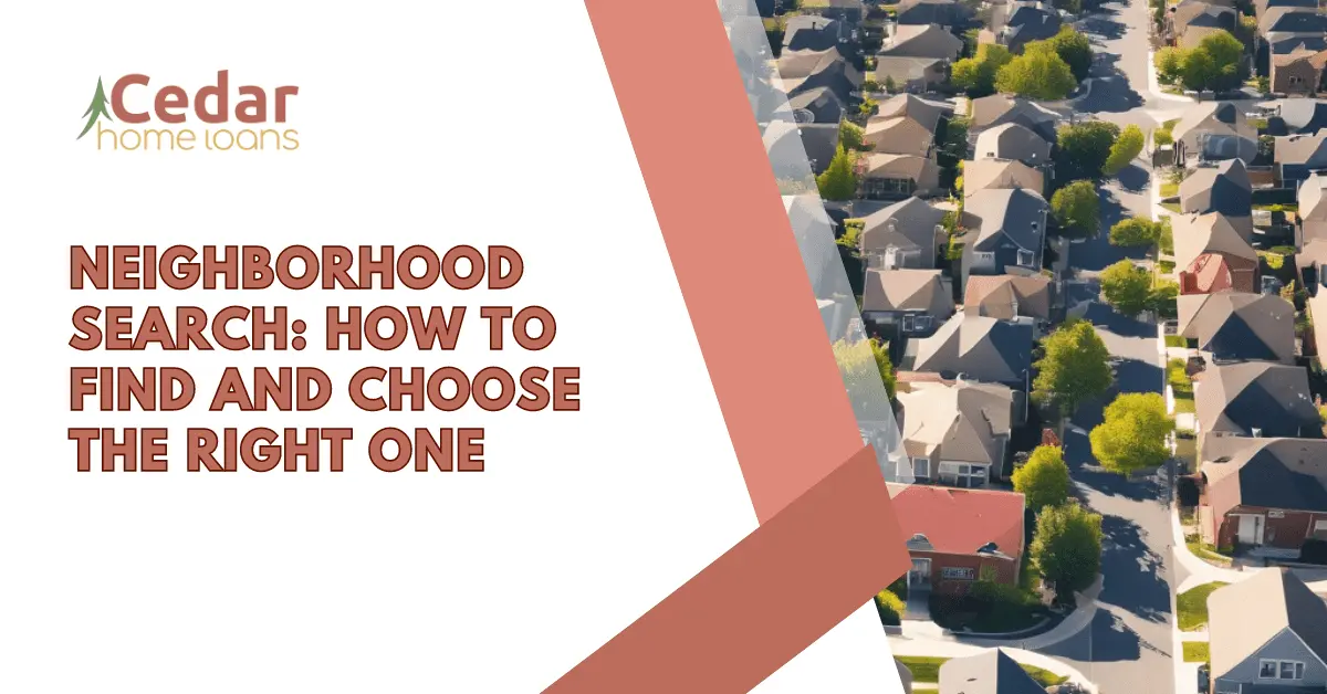 Neighborhood Search How to Find and Choose the Right One
